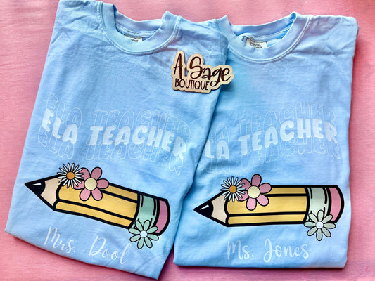ELA Teacher - custom name