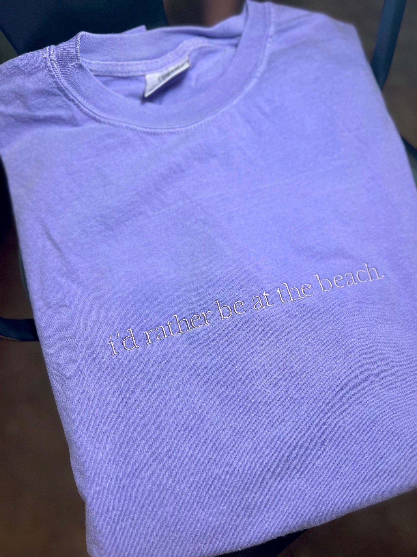 I’d rather be at ___. - Sweatshirt - t shirt - embroidered -comfort colors - Gildan - cozy - not going - funny shirt - antisocial -anywhere