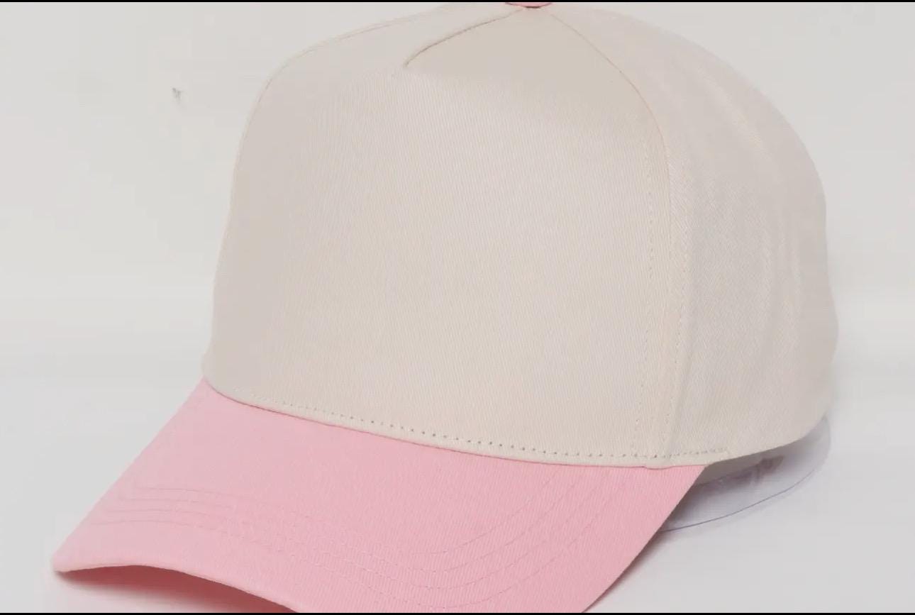 Embroidered 8 ball cherry, cut stitched otto cap, 5 panel Otto cap, trucker hat, custom embroidery, embroidery trucker hat, monochrome look