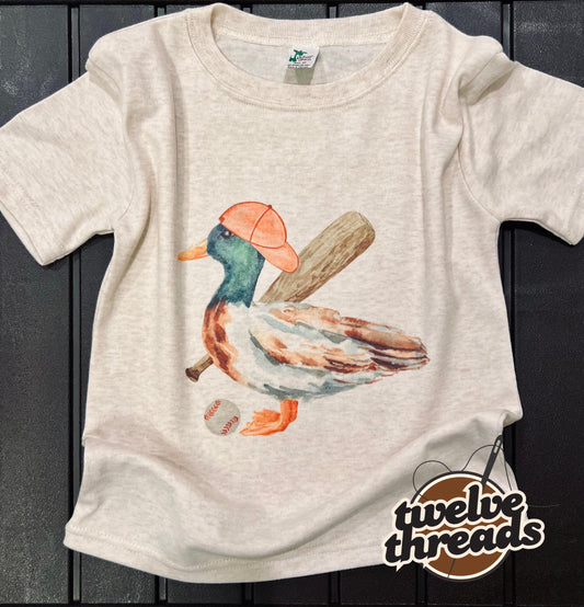 Baseball Mallard Duck - Baseball Cap - Baseball Bat - Kids Baseball - Baseball t shirt