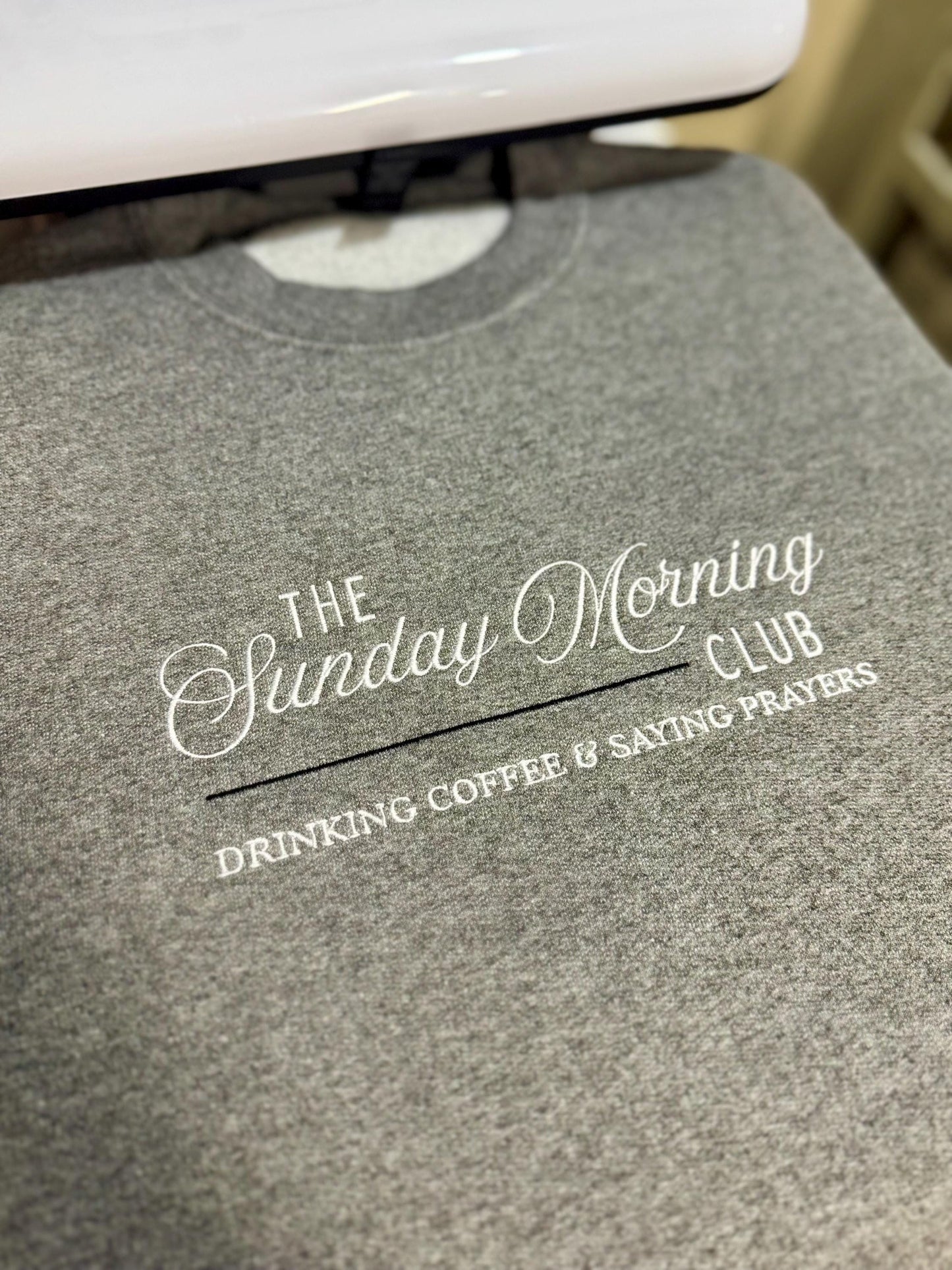 The Sunday morning club, drinking coffee and saying prayers, God’s day, Sunday, prayers, faith, Christian, God, Jesus, the lords day