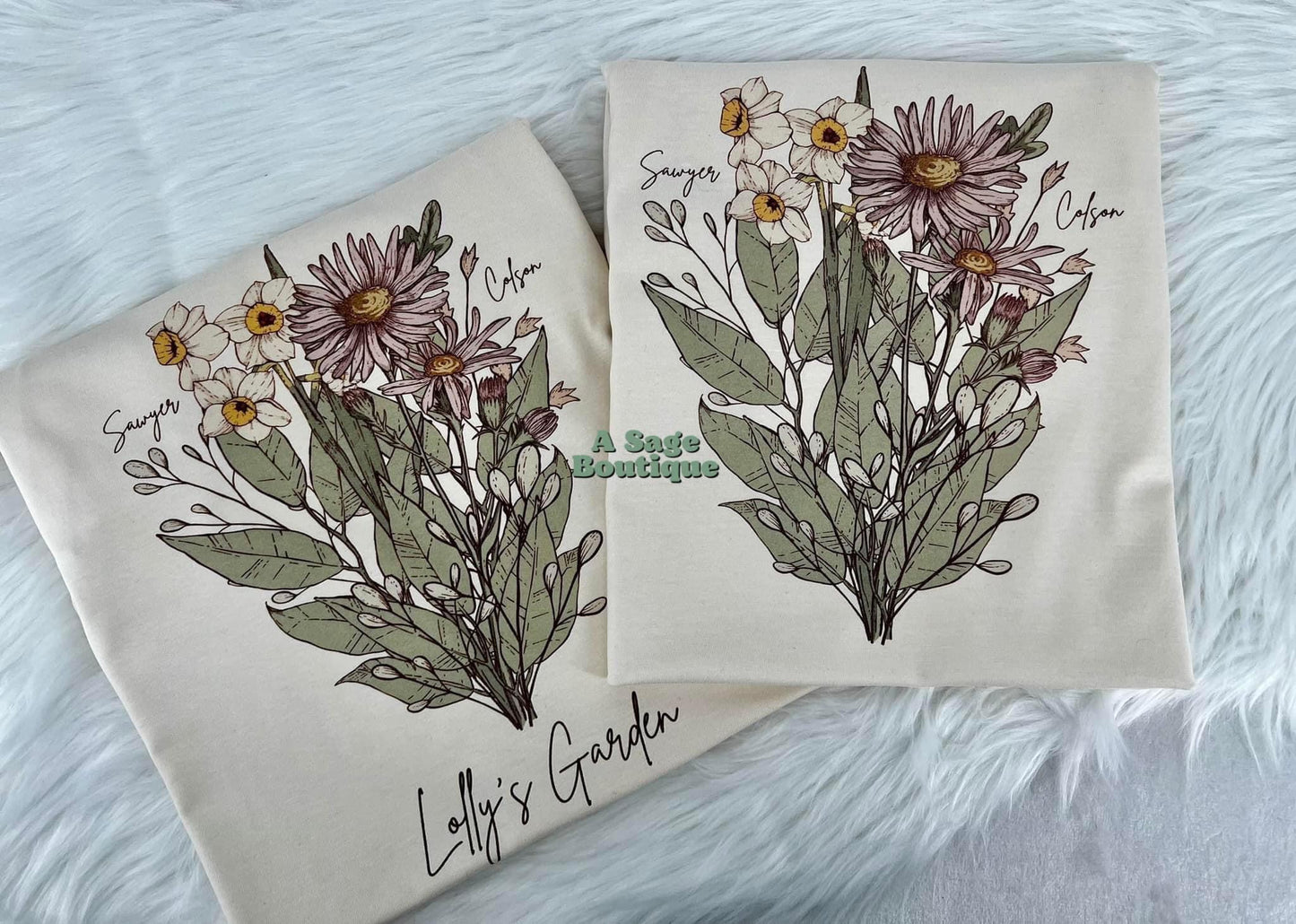 Birth Flower T Shirt