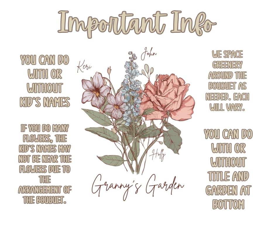 Birth Flower T Shirt