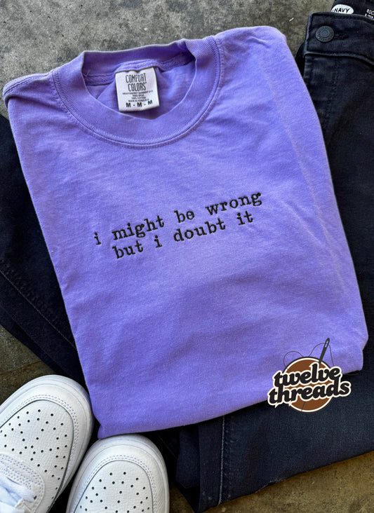 MEDIUM / I might be wrong