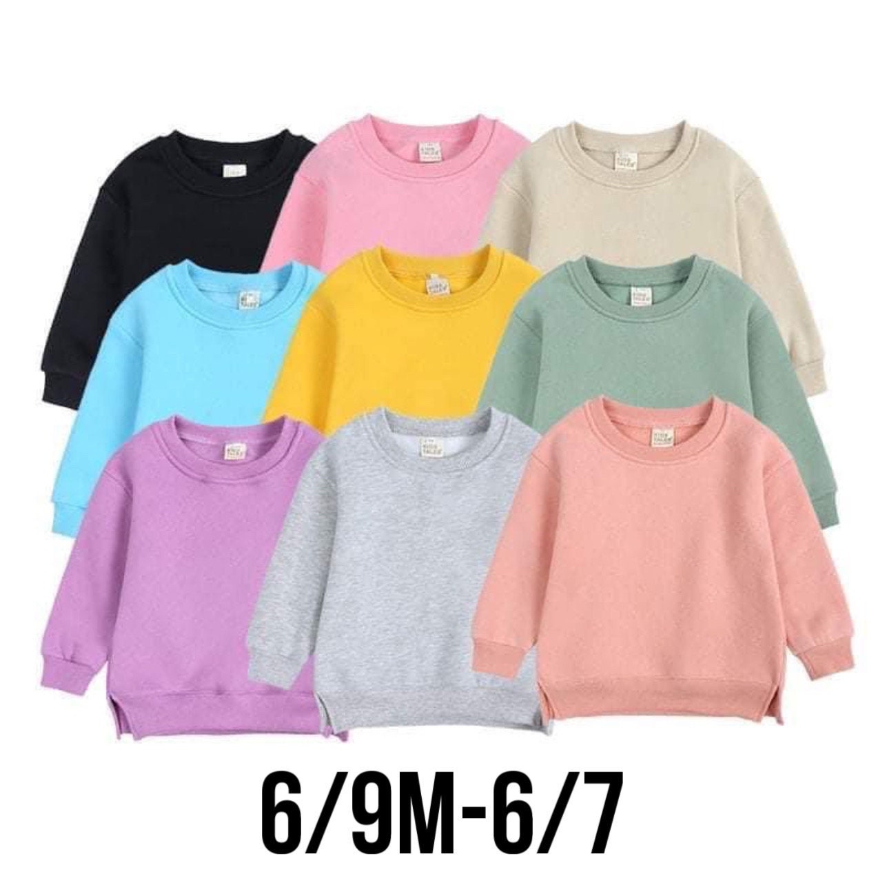 Kids Double name Embroidered Sweatshirt - youth - baby - kids embroidery - monogram - initials - embroidered names - sweatshirt - crew neck