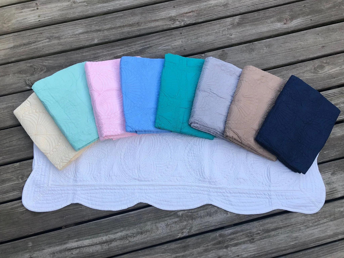 Embroidered coquette bow heirloom quilt with custom monogram, personalized baby blanket, baby gir quilt, embroidered custom heirloom blanket