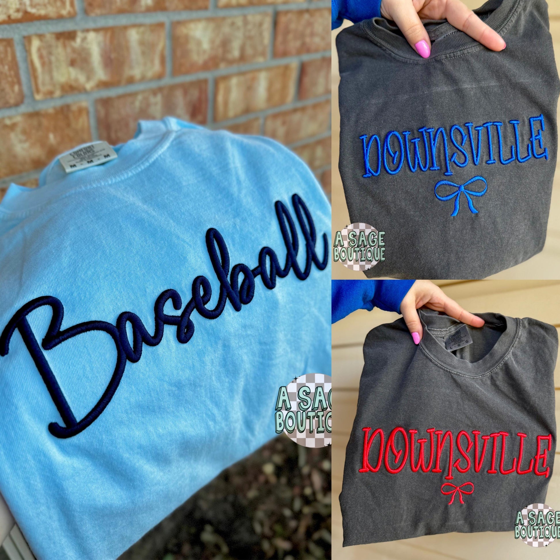 PUFF - 3D embroidery - custom name puff - mascot school embroidered - personalized puff print - puff embroidery - name monogram - puff 3D