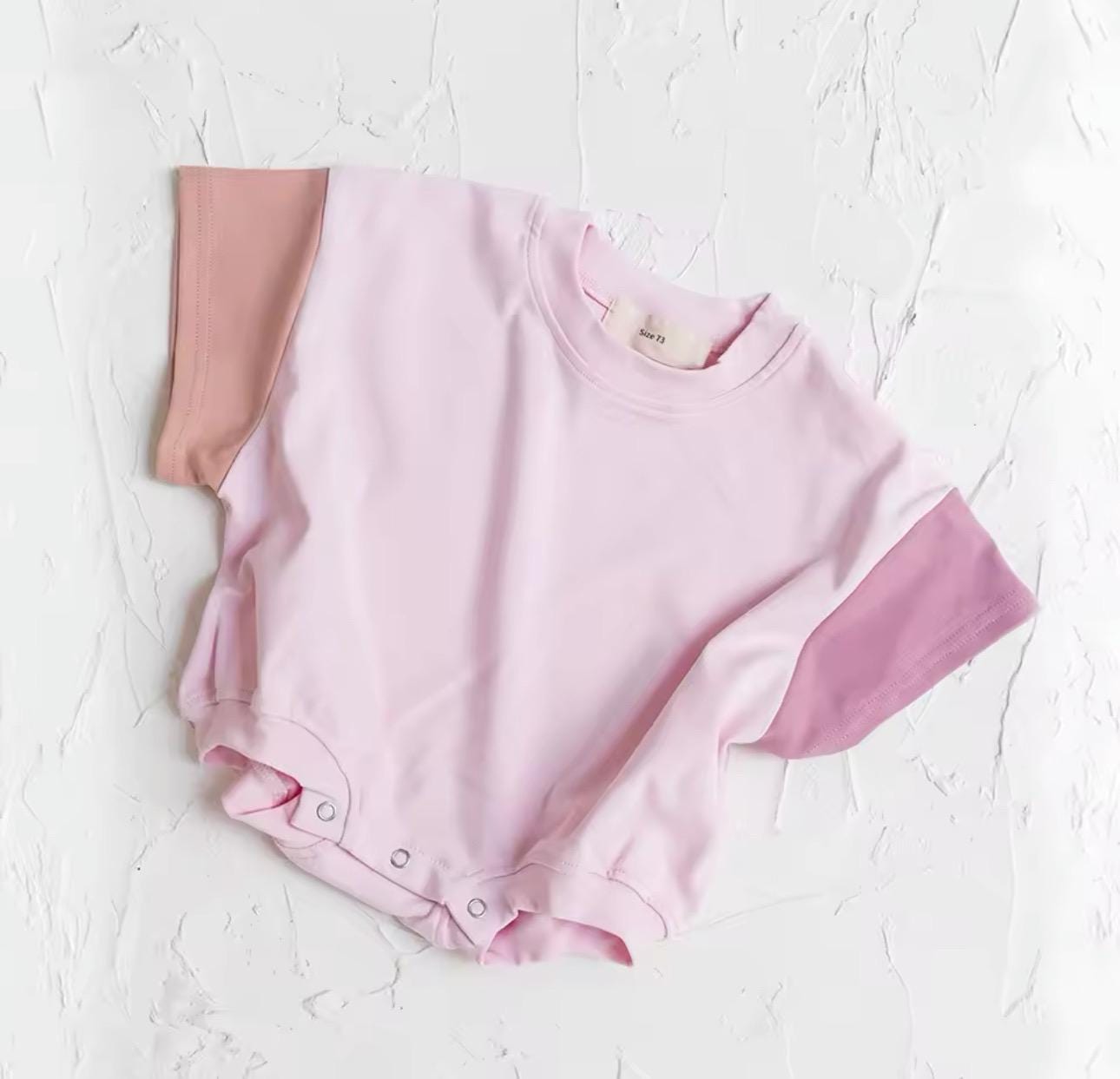 Color block bubble romper / embroidered bubble romper / bubble romper with custom embroidery personalized bubble romper / boys and girls