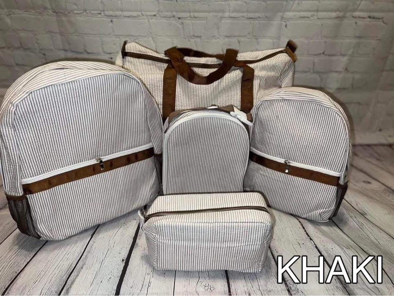 Embroidered Seersucker backpack - sonic the hedgehog gingham - kids backpack - diaper bag - adult backpack - embroidered backpack - embroide