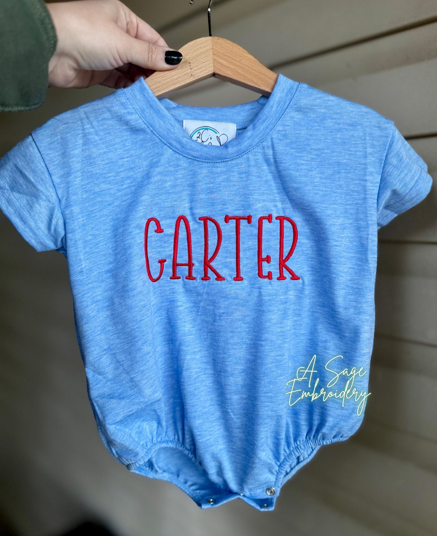 Personalized Bubble Romper - custom name - baby romper - personalized name - kids bubble - bubble romper - embroidered romper - embroidery
