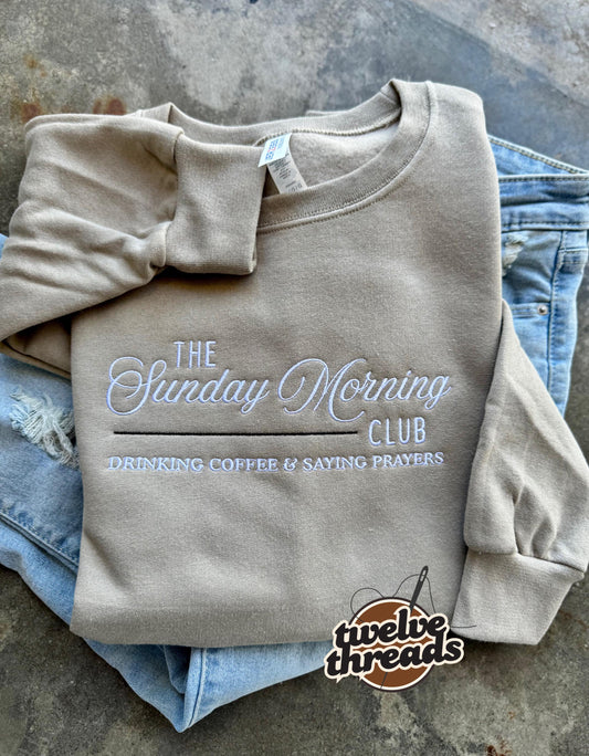 The Sunday morning club, drinking coffee and saying prayers, God’s day, Sunday, prayers, faith, Christian, God, Jesus, the lords day