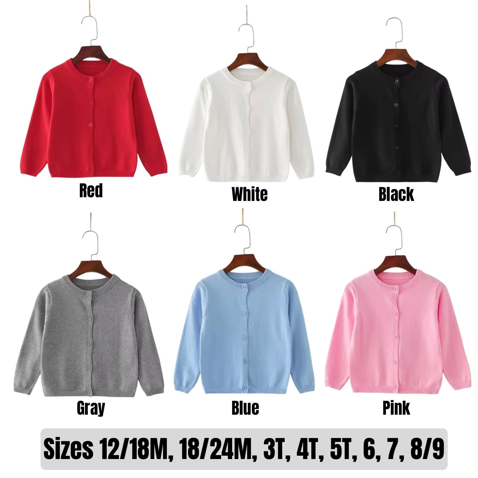 Embroidered Coquette Bow Santa knit cardigan, youth and toddler sweater, embroidery, Christmas time outfit, holiday kids sweater, sweatshirt