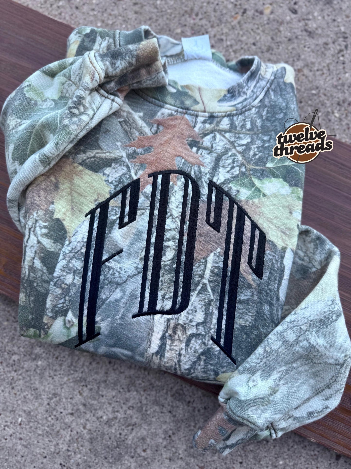 Embroidered camo custom name, t shirt or sweatshirt or hoodie, camo trending, array name, embroidery, camouflage embroidery, sweatshirt