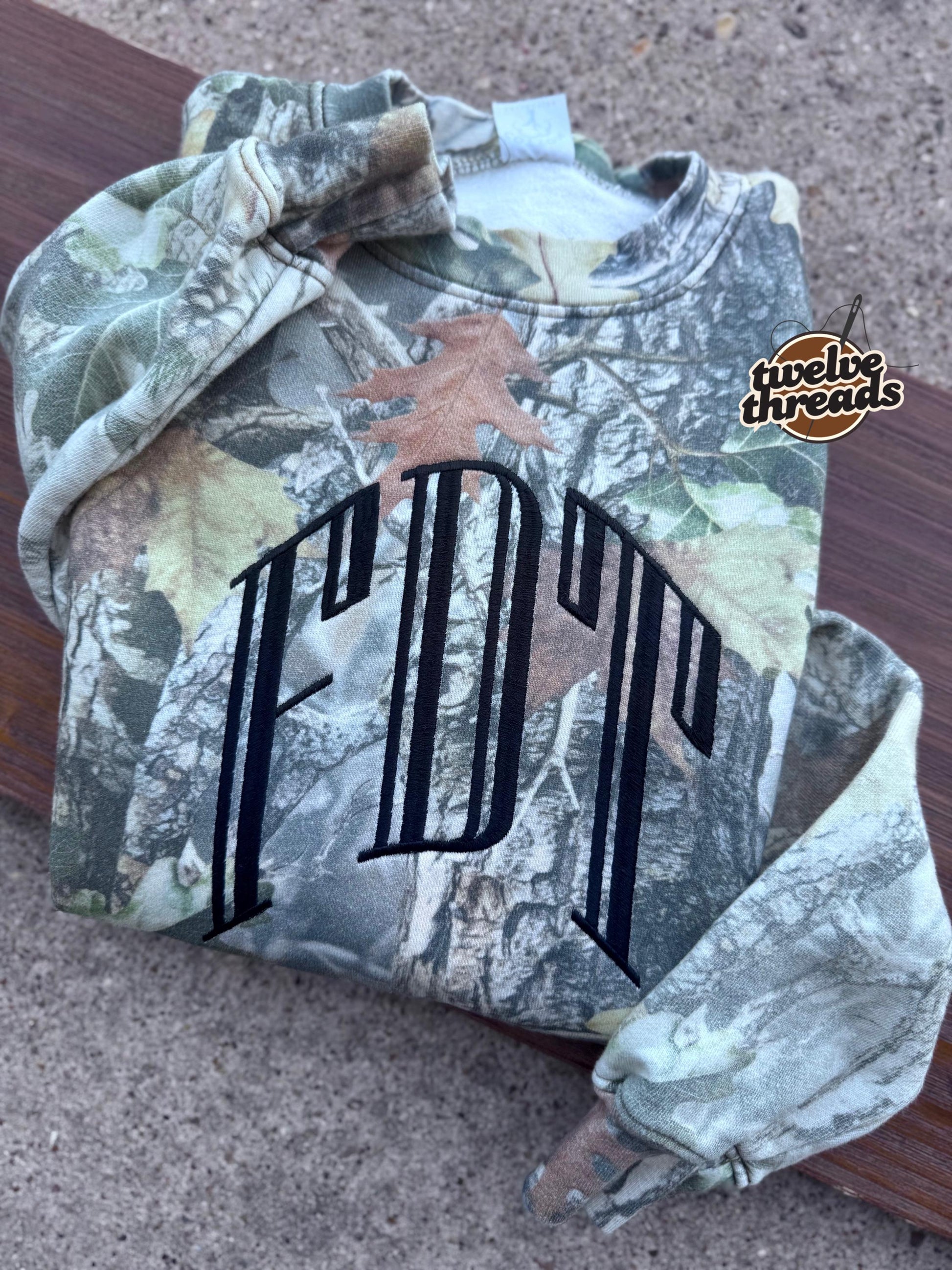 Embroidered camo custom name, t shirt or sweatshirt or hoodie, camo trending, array name, embroidery, camouflage embroidery, sweatshirt
