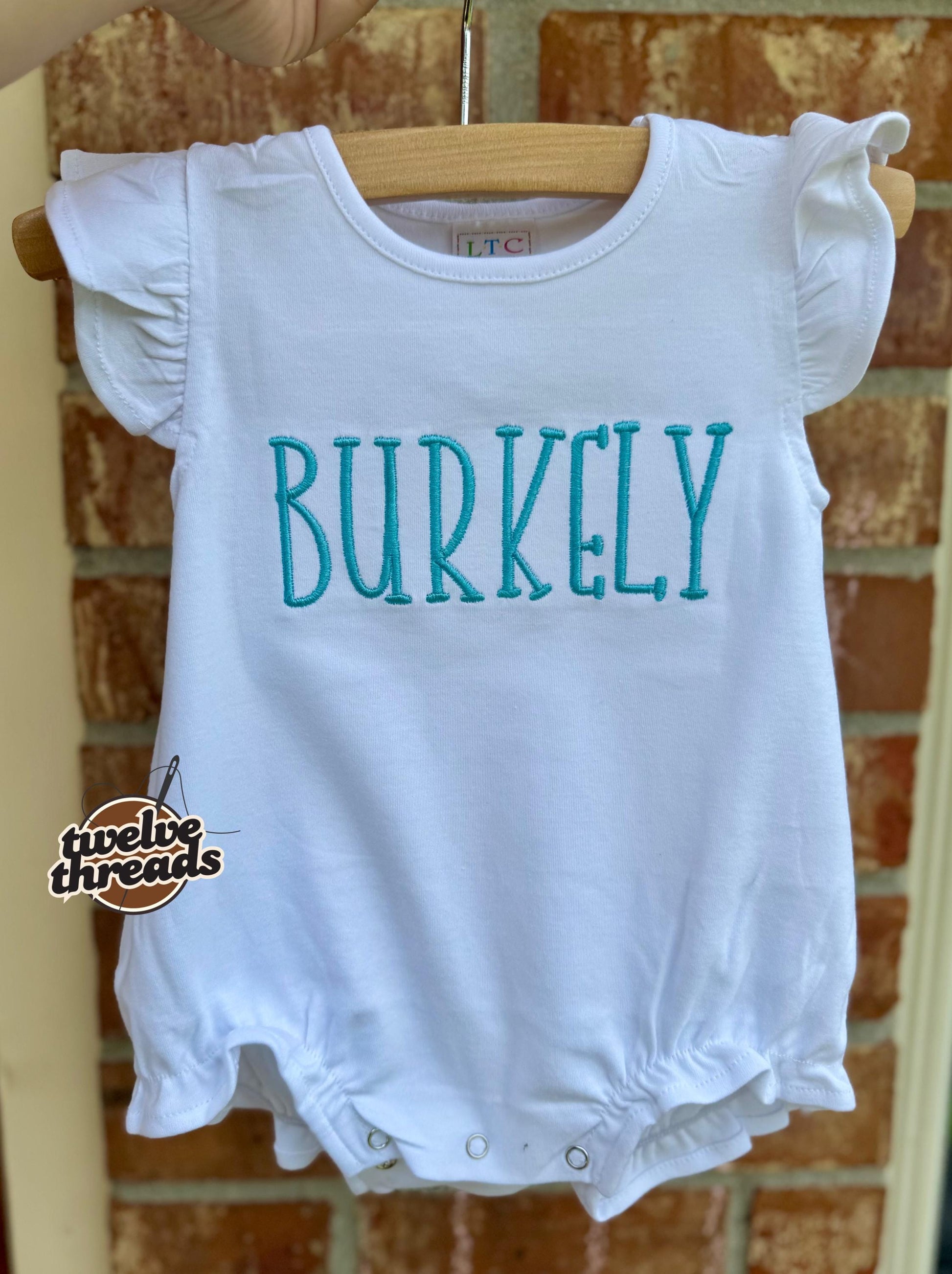 Personalized Bubble Romper - custom name - baby romper - personalized name - kids bubble - bubble romper - embroidered romper - embroidery