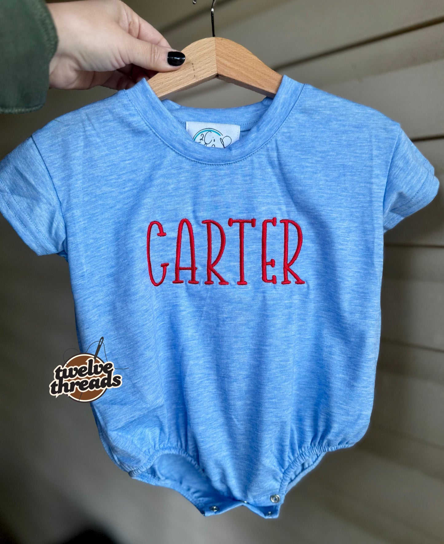 Personalized Bubble Romper - custom name - baby romper - personalized name - kids bubble - bubble romper - embroidered romper - embroidery