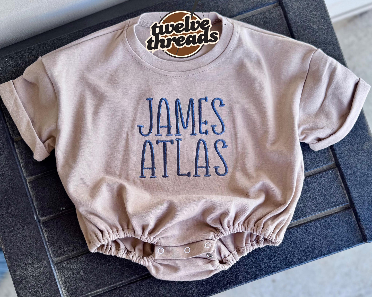 Personalized Bubble Romper - custom name - baby romper - personalized name - kids bubble - bubble romper - embroidered romper - embroidery