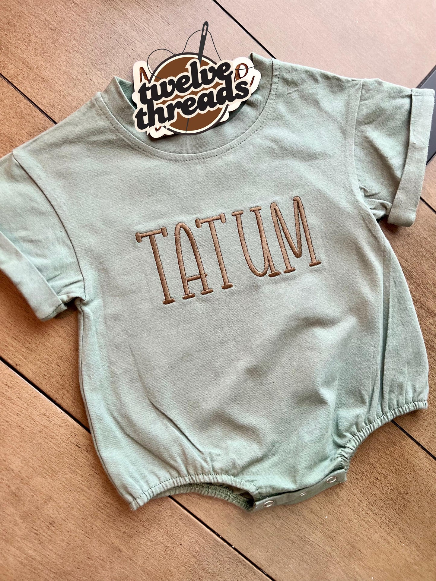 Personalized Bubble Romper - custom name - baby romper - personalized name - kids bubble - bubble romper - embroidered romper - embroidery