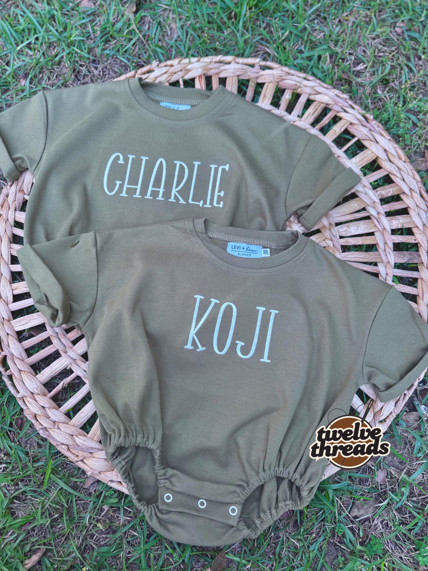 Personalized Bubble Romper - custom name - baby romper - personalized name - kids bubble - bubble romper - embroidered romper - embroidery