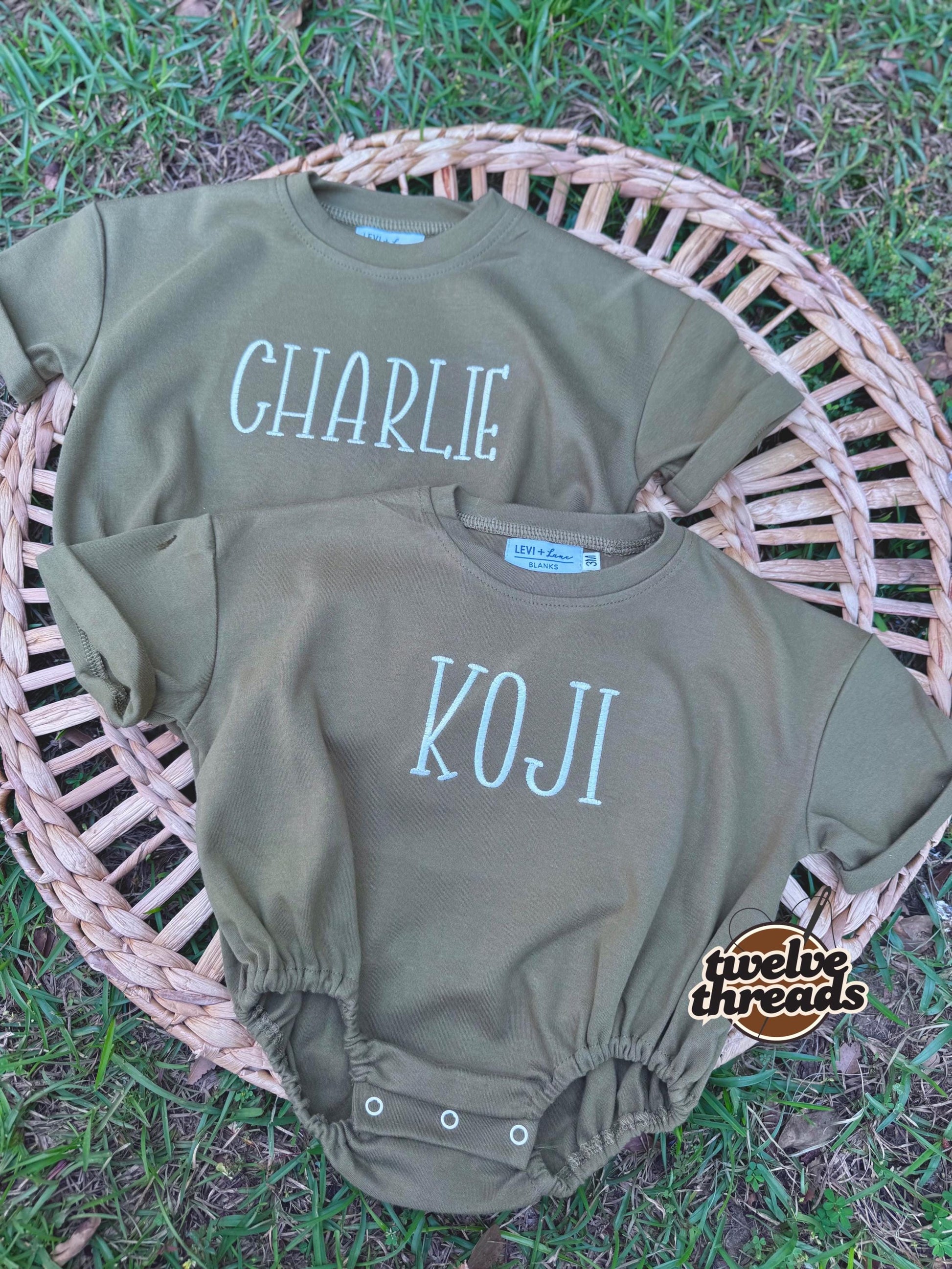 Personalized Bubble Romper - custom name - baby romper - personalized name - kids bubble - bubble romper - embroidered romper - embroidery