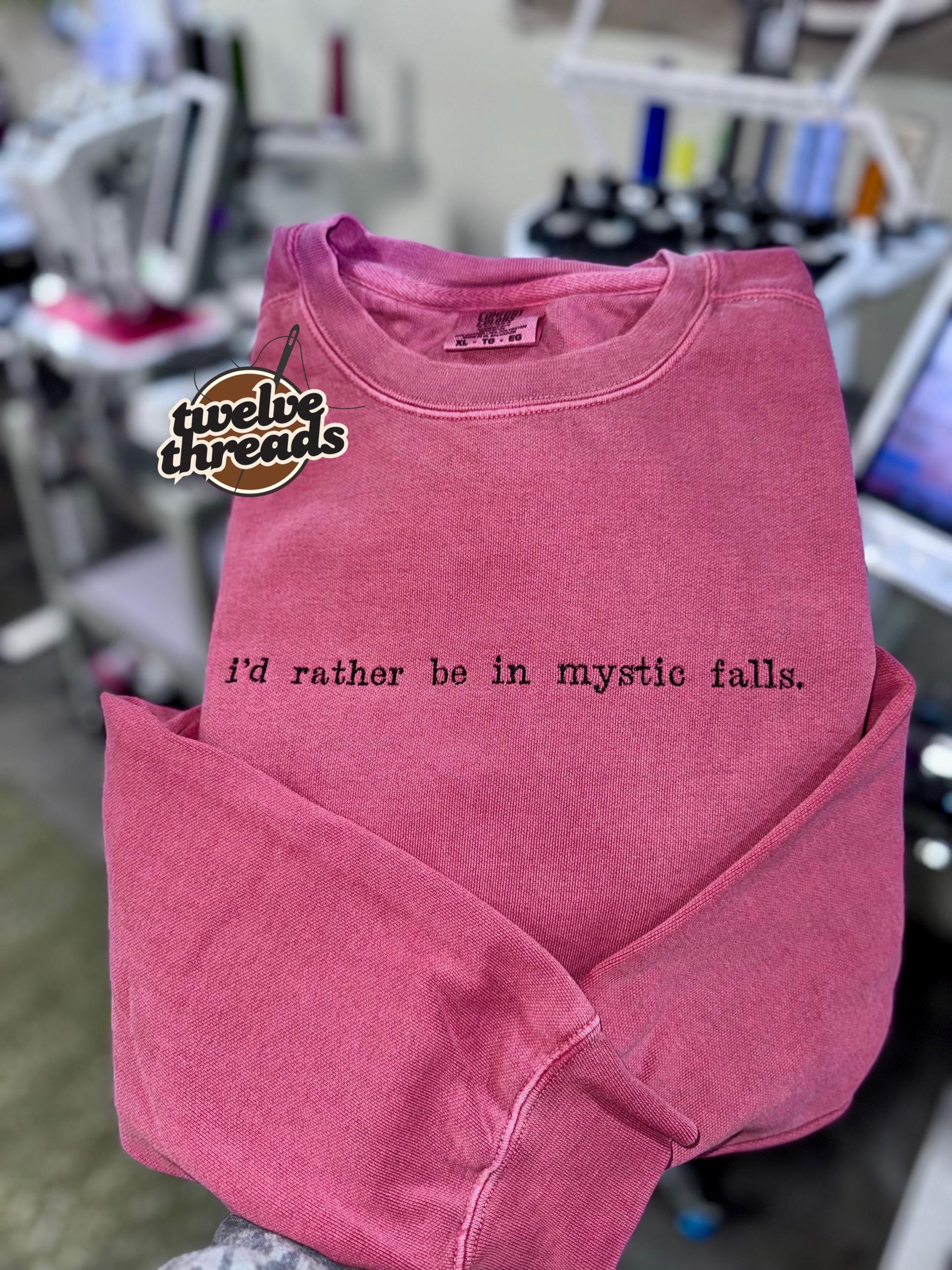 I’d rather be in mystic falls. TVD - the vampire diaries- Salvatore brothers - Damon - Stefan - Elena- the originals - legacies - Ian - Paul