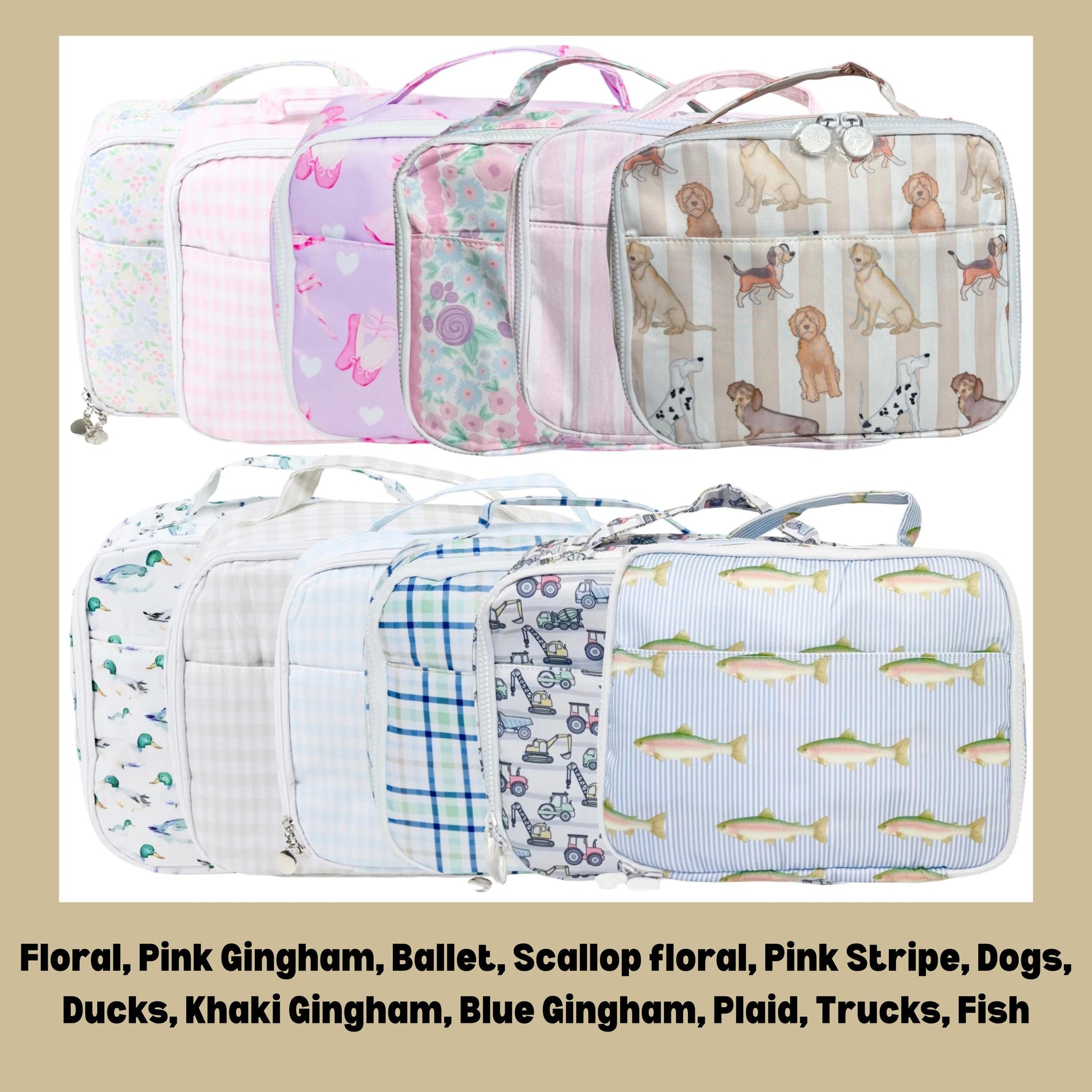 Embroidered Seersucker backpack - hunting ducks gingham - kids backpack - diaper bag - dog hunt backpack - embroidered backpack - embroidery